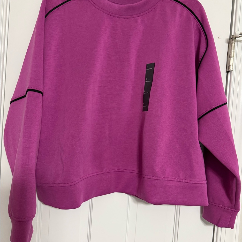 NWT All in Motion Women's Vibrant Purple Sweatshirt
